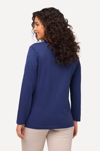 Plus size veliki brojevi Majica dugi rukavi okrugli izrez za punije