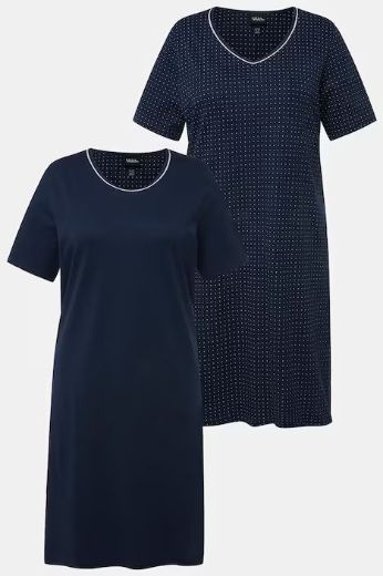 Plus size veliki brojevi Spavaćice 2 komada motiv točkica za punije