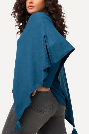 Plus size veliki brojevi Pončo V ovratnik za punije