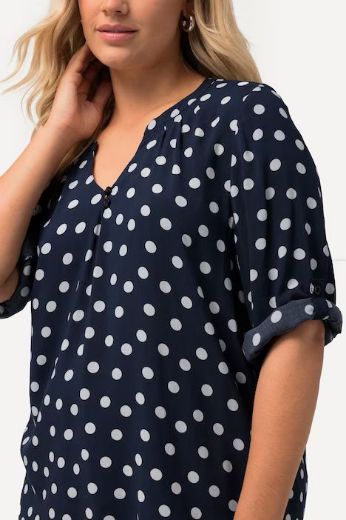 Plus size veliki brojevi Bluza s printom točki za punije