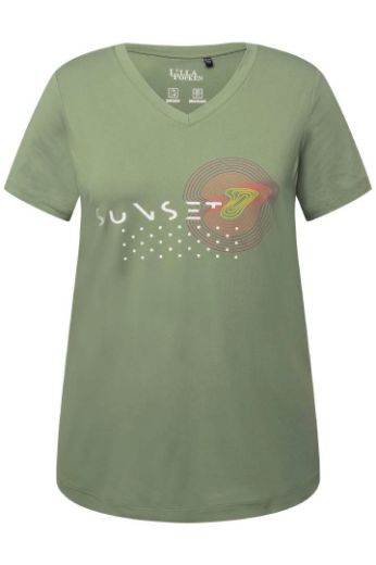 Plus size veliki brojevi Majica funkcionalna kratkih rukava V ovratnika za punije