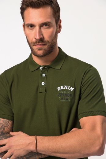Plus size veliki brojevi Majica Polo kratkih rukava s izvezenim natpisom za punije