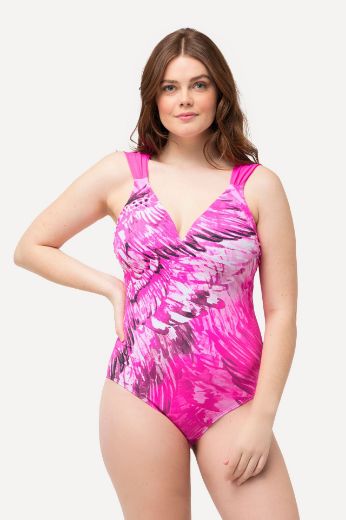 Plus size veliki brojevi Kupaći kostim jednodijelni V izrez za punije