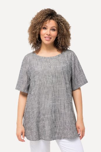 Plus size veliki brojevi Bluza kratkih rukava, okrugli izrez za punije
