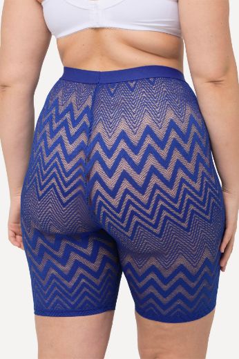 Plus size veliki brojevi Tajice biciklističke mrežaste za punije