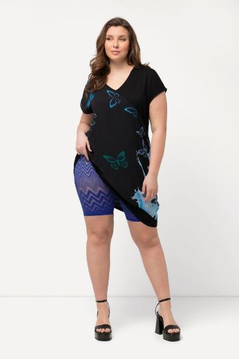 Plus size veliki brojevi Tajice biciklističke mrežaste za punije