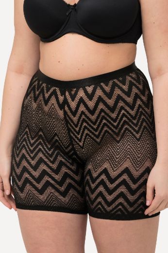 Plus size veliki brojevi Tajice biciklističke mrežaste za punije