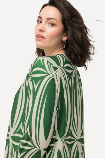 Plus size veliki brojevi Jakna lagana s 3/4 rukavima V izreza za punije
