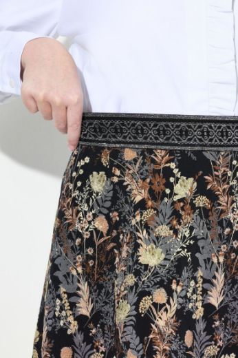 Plus size veliki brojevi Suknja cvjetnog uzorka za punije