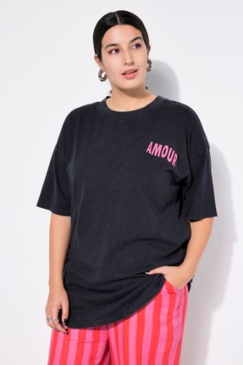 Plus size veliki brojevi Majica kratkih rukava s natpisom za punije