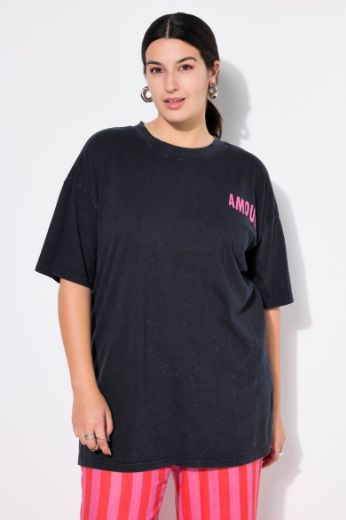 Plus size veliki brojevi Majica kratkih rukava s natpisom za punije