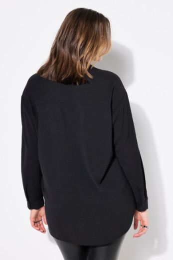Plus size veliki brojevi Bluza krep za punije