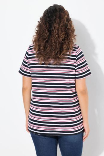 Plus size veliki brojevi Majica kratkih rukava V ovratnika za punije