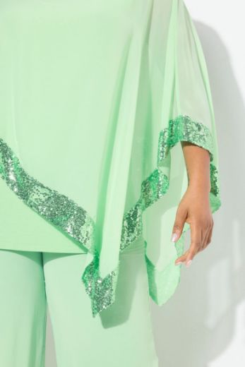 Plus size veliki brojevi Bluza od šifona A kroja za punije