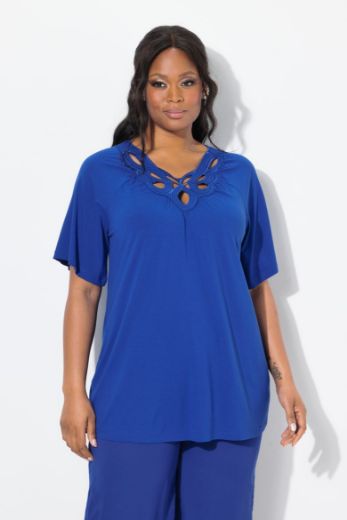Plus size veliki brojevi Majica kratkih rukava A kroja za punije