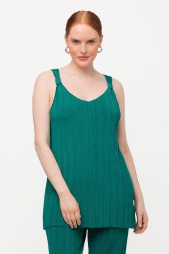 Plus size veliki brojevi Majica bez rukava V ovratnika za punije