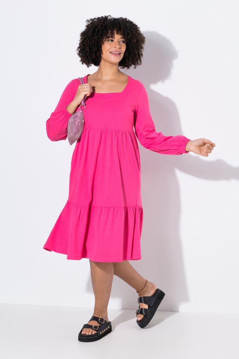 Plus size veliki brojevi Haljina s dugim rukavima za punije