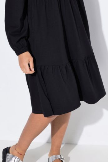 Plus size veliki brojevi Haljina s dugim rukavima za punije