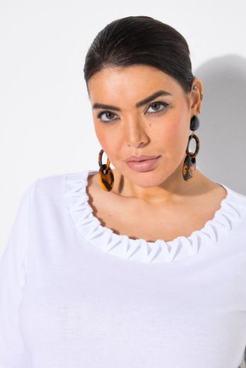 Plus size veliki brojevi Majica kratkih rukava okruglog ovratnika za punije