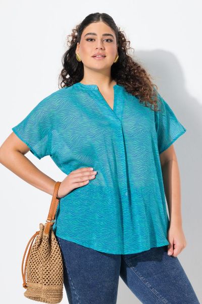 Veliki brojevi Bluza kratkih rukava moda za punije