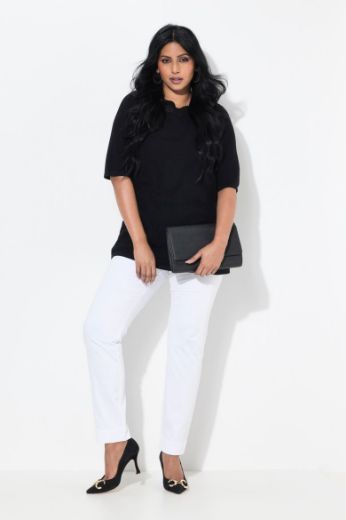 Plus size veliki brojevi Hlače Chino uskih nogavica za punije