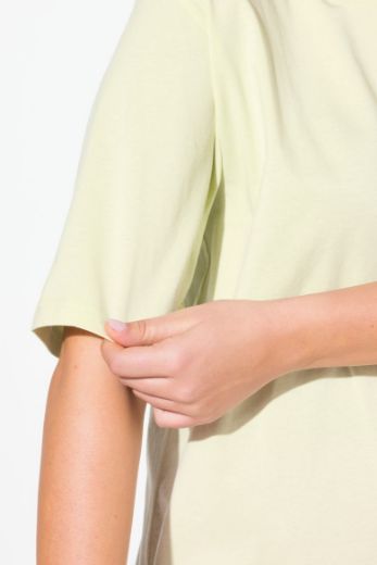 Plus size veliki brojevi Majica kratkih rukava V ovratnika za punije