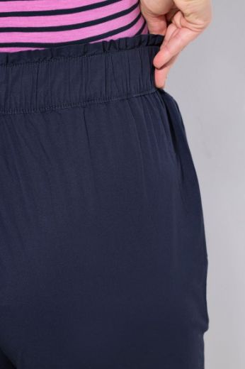 Plus size veliki brojevi Hlače elastičnog struka skraćenih nogavica za punije