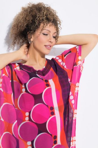 Plus size veliki brojevi Tunika V ovratnika dužeg kroja za punije