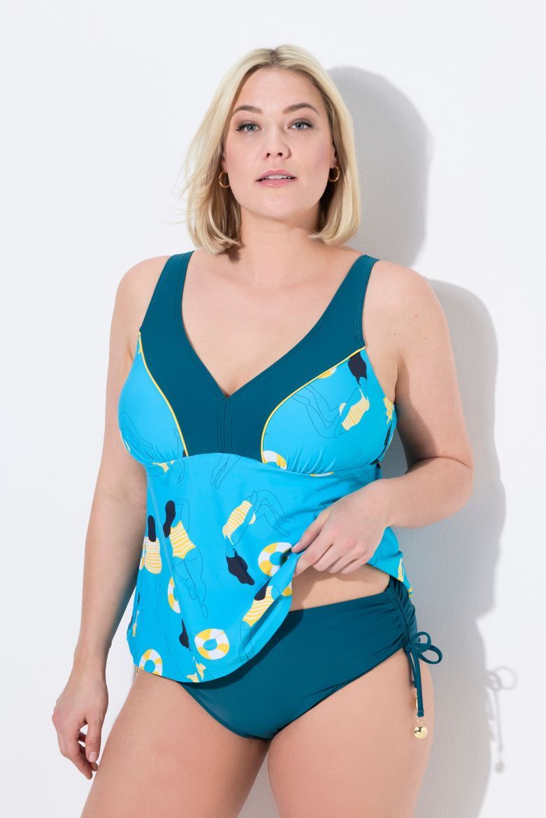 Plus size veliki brojevi Kupaći kostim tankini za punije
