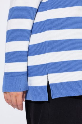 Plus size veliki brojevi Pulover dugih rukava V ovratnika za punije