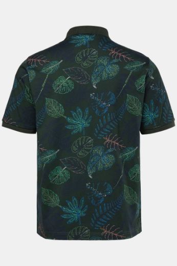 Plus size veliki brojevi Majica Polo kratkih rukava motiv lišća za punije