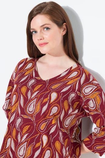 Plus size veliki brojevi Pidžama gornji dio 3/4 rukava za punije