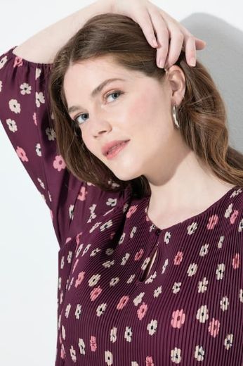 Plus size veliki brojevi Haljina mini 3/4 rukava za punije
