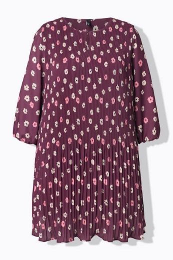 Plus size veliki brojevi Haljina mini 3/4 rukava za punije