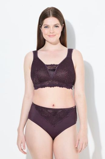 Plus size veliki brojevi Grudnjak sa širim naremenicama s dodatkom čipke za punije