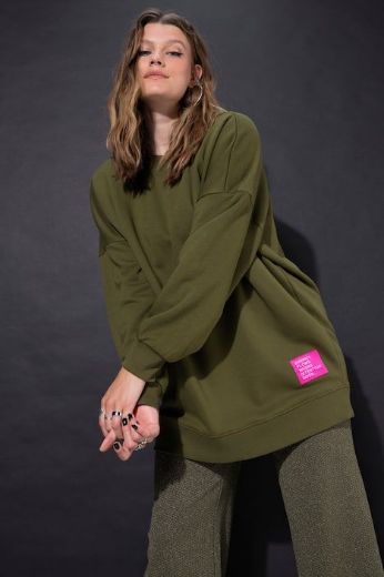 Plus size veliki brojevi Majica dugih rukava duži model za punije