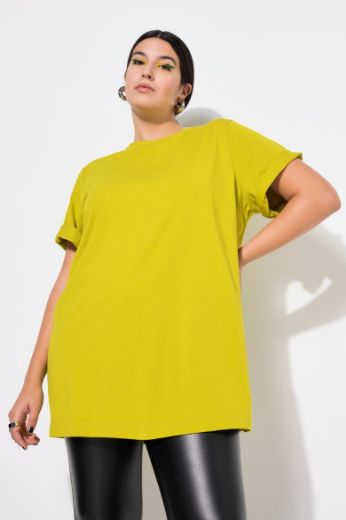Plus size veliki brojevi Majica dugi model kratkih rukava za punije