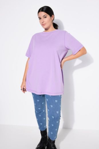 Plus size veliki brojevi Majica dugi model kratkih rukava za punije