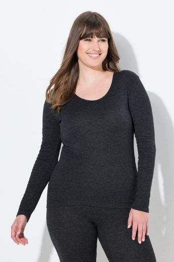 Plus size veliki brojevi Potkošulja dugih rukava termo za punije