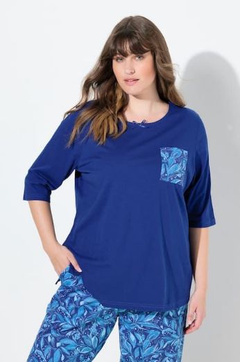 Plus size veliki brojevi Pidžama gornji dio  3/4 rukava za punije