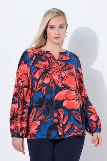 Plus size veliki brojevi Tunika dugih rukava A kroja za punije