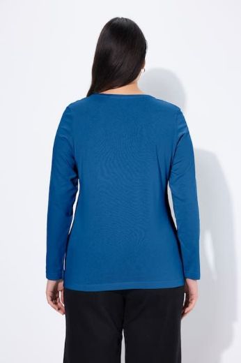 Plus size veliki brojevi Majica dugi rukavi okrugli izrez za punije