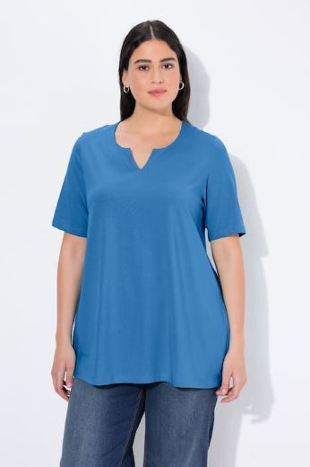 Plus size veliki brojevi Majica A kroj V ovratnik za punije
