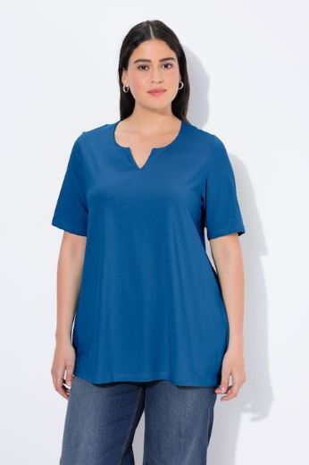 Plus size veliki brojevi Majica A kroj V ovratnik za punije