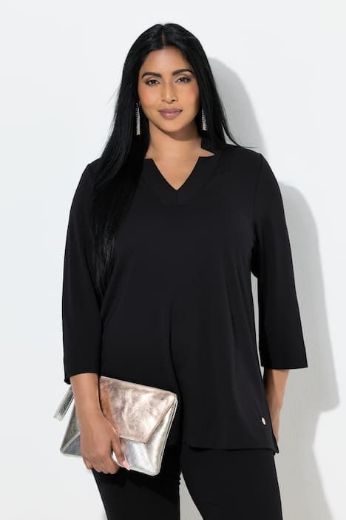 Plus size veliki brojevi Majica V ovratika za punije
