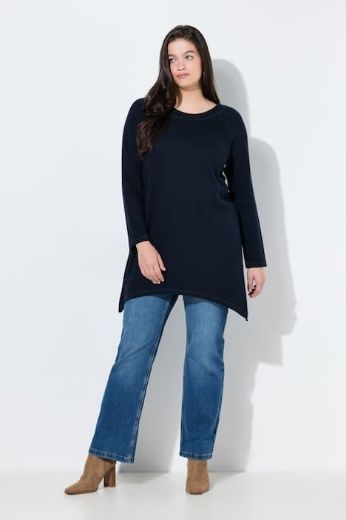 Plus size veliki brojevi Majica dugih rukava dužeg kroja za punije