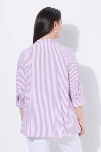 Plus size veliki brojevi Tunika 3/4 rukava A kroja za punije