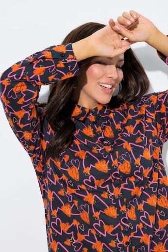 Plus size veliki brojevi Bluza dugih rukava A kroja za punije