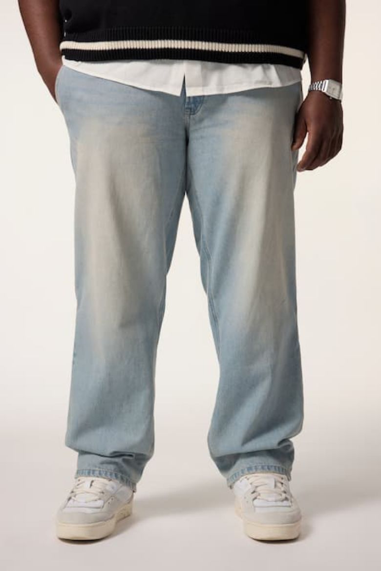 Plus size veliki brojevi Traperice baggy za punije