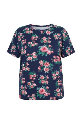 Plus size veliki brojevi Majica kratkih rukava šireg kroja za punije